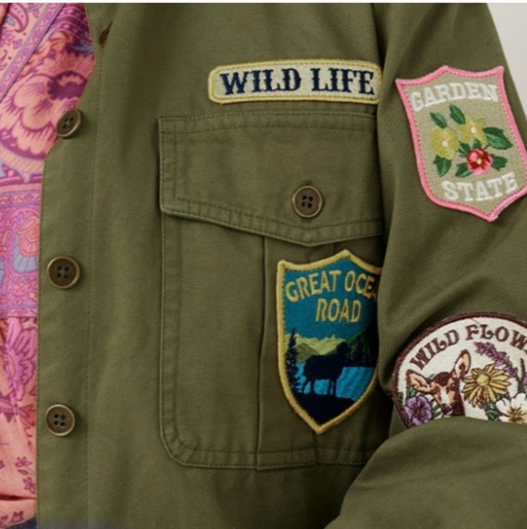 Spell Great Ocean Road Overshirt Khaki NWT S - Picture 4 of 14